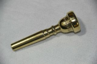 Vintage Vincent Bach Corp.  Mt Vernon NY Trumpet Mouthpiece 7C w/gold wash 5
