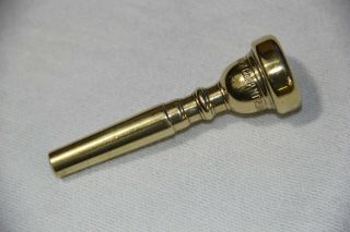 Vintage Vincent Bach Corp.  Mt Vernon NY Trumpet Mouthpiece 7C w/gold wash 6