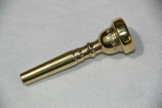 Vintage Vincent Bach Corp.  Mt Vernon NY Trumpet Mouthpiece 7C w/gold wash 7