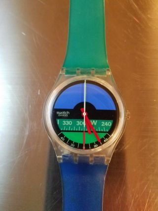 Swatch 1986 Classic Watch Gk102 " Nautilus " Watch