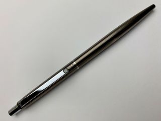 Vintage Montblanc S - Line In Gunmetal Finish Ballpoint Pen