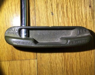 Vintage Ping B66 35.  5” Scottsdale Ball - Namic Karsten Putter Golf Club Box 1345