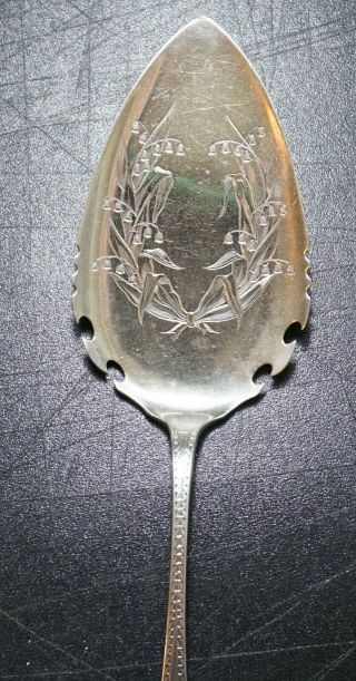 Antique 1872 Crosby Morse & Foss SOLID Sterling Silver ORNATE Pie Server 108 GMS 6