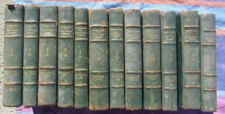 Honore De Balzac The Human Comedy 12 Volumes George Barrie Leather Bound Antique