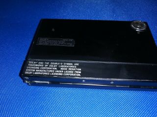 Vintage 1983 SONY WALKMAN WM - 10 2 The worlds smallest cassete player.  Pls read 8