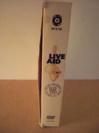 vintage 1985 live aid dvd set David Bowie,  Dylan,  Queen,  Modonna,  Elton John,  Sting 4