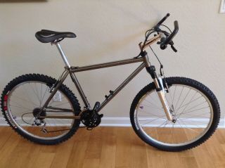 Vintage Trek 990 Steel Lugged Mountain Bike Completely Restored With Parts