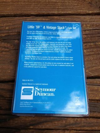 Seymour Duncan Little 59 / Vintage Stack Tele Pickup Set Telecaster 11208 - 33 2