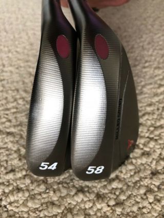 Taylormade Milled Grind Antique Bronze Wedges - 54 And 58 W Kbs S Taper Black Rh