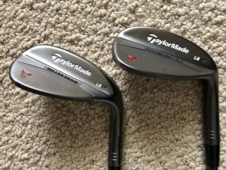 Taylormade Milled Grind Antique Bronze Wedges - 54 and 58 w KBS S Taper Black RH 3