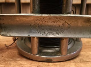 Antique 1910 W.  S.  J.  R.  CO.  Fishing Casting Reel Sporting Hunting Collectible 8