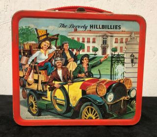 Vintage Metal The Beverly Hillbillies Metal Lunchbox No Thermos From Aladdin