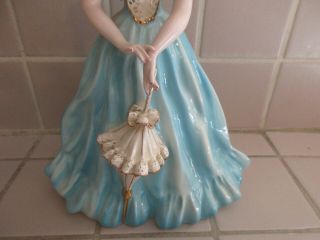 Extremely RARE Florence Ceramics Figurine Lila in Blue - PERFECT 3