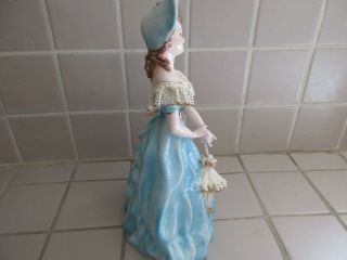 Extremely RARE Florence Ceramics Figurine Lila in Blue - PERFECT 6