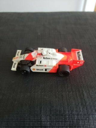 Tyco F1 Indy Marlboro Shell Orange White Ho Slot Car Vintage