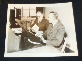 Rare British Wwii Official 8 X 10 Photo Blind Braille Machine