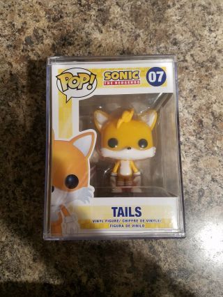 Funko Pop Games Sonic The Hedgehog Tails 07 Vaulted Rare With Pop Stacks