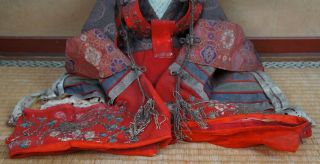 Antique Japanese imperial Ningyo doll handmade craft 1880 ' s Japan craft 2