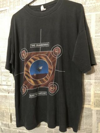 Vtg 90s The Cranberries Bury The Hatchet Tour T - Shirt