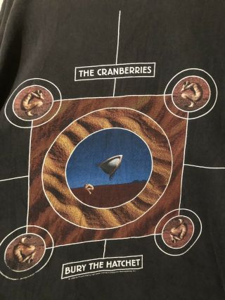 Vtg 90s The Cranberries Bury The Hatchet Tour T - shirt 2