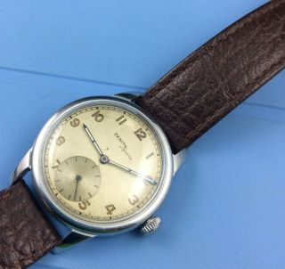 Ultra Rare Zenith Sporto Wristwatch Cal 12 - 4 - P - 6.  Steel.