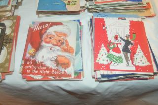 675 Vintage Greeting Cards 40 ' s 50 ' s 60 ' s Most Christmas 2