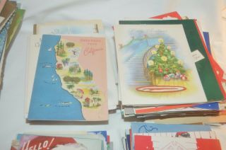 675 Vintage Greeting Cards 40 ' s 50 ' s 60 ' s Most Christmas 3