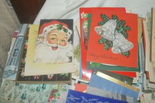 675 Vintage Greeting Cards 40 ' s 50 ' s 60 ' s Most Christmas 6