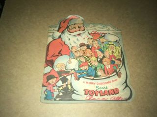 Vintage Merry Christmas From Sears Toyland Comic Book 1935