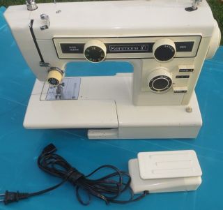 Vintage Kenmore 10 Stitch Sewing Machine Heavy Duty Zig Zag 385.  124902 Sew