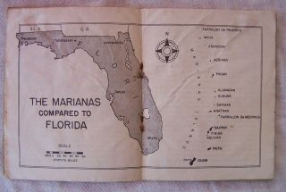 WW2 Marianas Islands Book 1945,  MEET THE MARIANAS a guide to the islands,  No Res 2