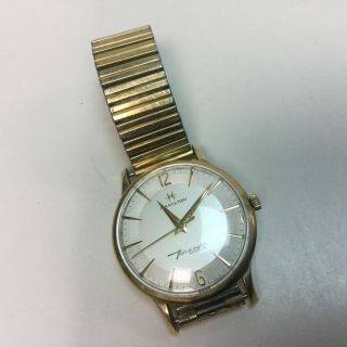 Vintage Hamilton Solid 10k G.  F.  Gold Men 