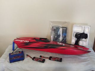 Rare Snap - On Traxxas Rc Limited Edition Speed Boat - Prior Display No Box