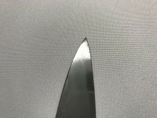 Kitchen Knife Yanagiba Signed Steel Blade Wood Handle Sashimi Japanese Vtg x31 3