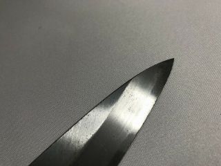 Kitchen Knife Yanagiba Signed Steel Blade Wood Handle Sashimi Japanese Vtg x31 4