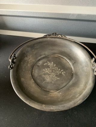 ANTIQUE HOMAN SILVERPLATE CO 999 13 1/2 INCH T 5