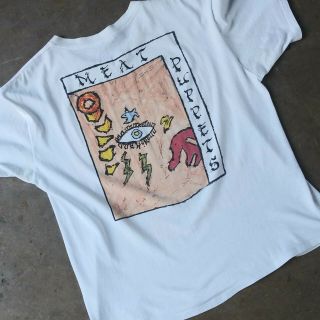 Vtg 1989 Meat Puppets T - Shirt Sz Xl Monsters Era Dinosaur Jr Nirvana 80s 90s