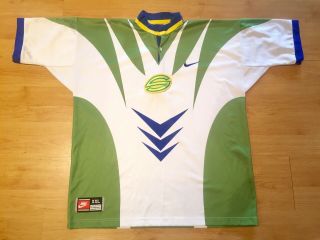 Canberra Raiders 1997 League Nike Vintage Rare Shirt Jersey Xxl 2xl