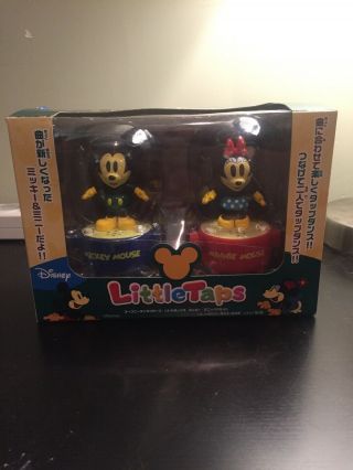 Rare Vintage Disney Little Taps Mickey And Minnie Mouse Dancing Figures