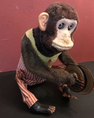 Vintage CK Jolly Mechanical Monkey Chimp Cymbal Playing 2