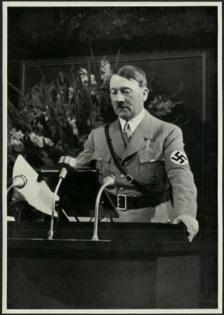 Adolf Hitler,  Cigarette Picture 35,  Printed In 1935