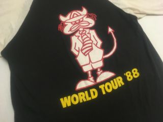 Vintage 1988 AC/DC Blow Up Your Video Tour Shirt Raglan Baseball Sleeve USA L 8