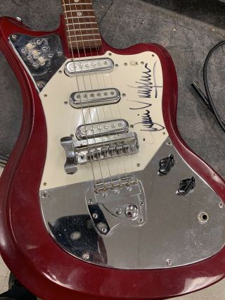 Vintage Greco Guitar Signed By Jimmie Vaughn