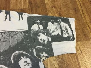 XL - Vtg 80s - 90s The Beatles All Over Prints Single Stitch Cotton T - Shirt USA 5