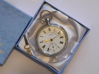 Victorian Antique Hallmarked Silver J G Graves Pocket Watch Dated 1899
