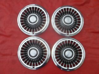 VINTAGE 1966 PONTIAC GTO 428 BONNEVILLE CATALINA 2,  2 HUBCAPS WHEEL COVERS 7