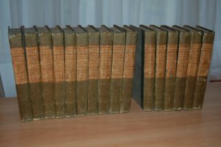 Rare 16 Vols Buffon Natural History 240,  Col Plts - Barr Ornithology Fish 1807