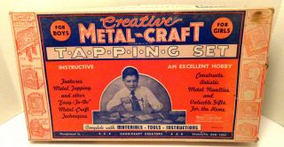 Vintage Creative Metal Craft Tapping Set By Handicraft Creators