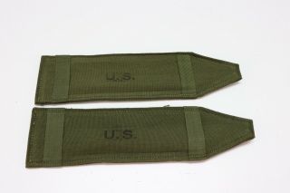 Us Kroehler Mfg Co 1945 Dated Shoulder Pack Strap Pads Pair E1577