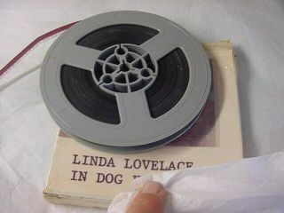 Vintage 8mm Color Adult Film Linda Lovelace Dog